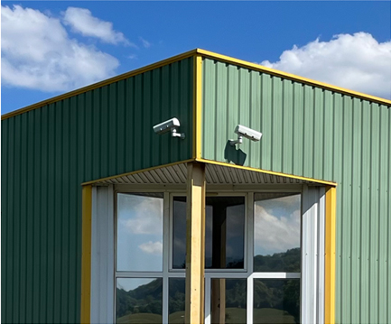 Bâtiment sécurisé avec alarmes et système de vidéo-surveillance à l'Actipôle des Saussis à Noidans Lès Vesoul (70).