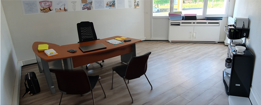 Location de bureaux à la journée, au mois, à l'année à l'Actipôle des Saussis à Noidans Lès Vesoul (70).